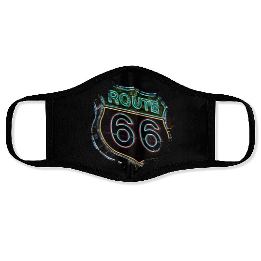Route 66 Face Masks