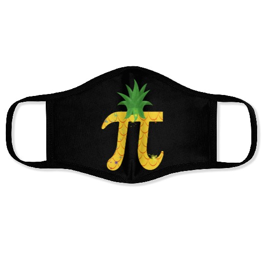 Funny Pi Neapple Pi Day For Math Lover Celebrate Face Masks