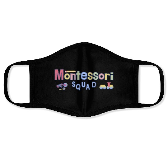 Montessori Squad - back to school Face Masks