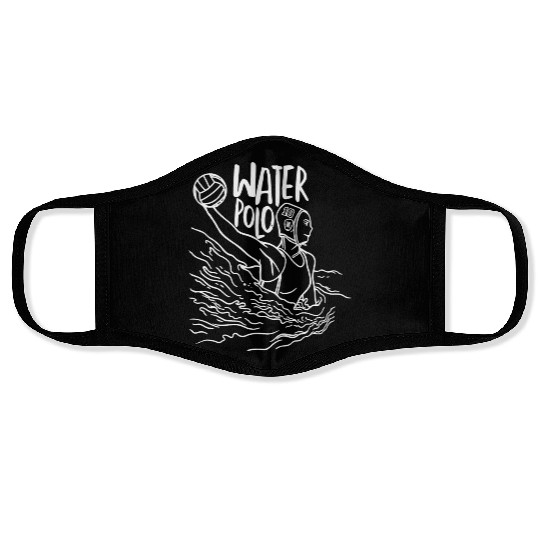 Water Polo Female Player For Girls Face Masks