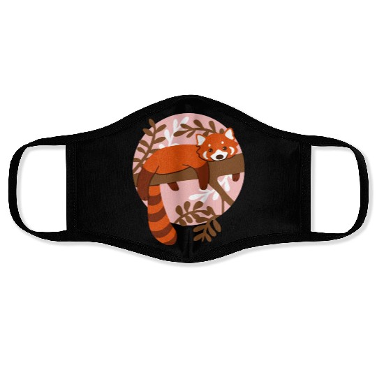 Red Panda Face Masks