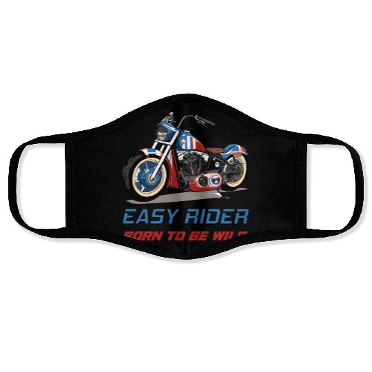 Easy Rider Motorcycle Chopper Stars and Stripes Face Masks