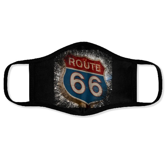 Route 66 Face Masks