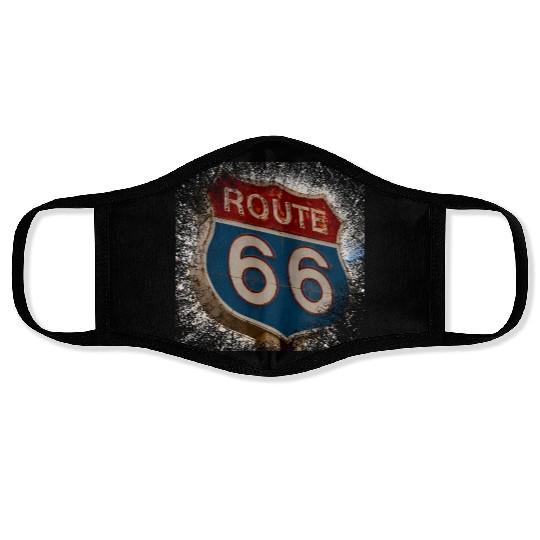 Route 66 Face Masks