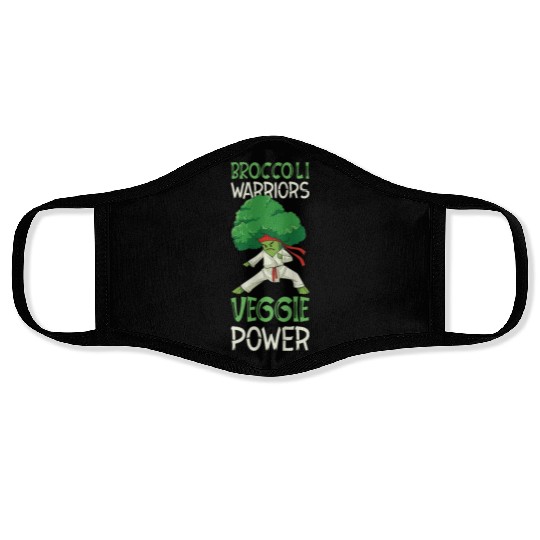 Broccoli Martial Arts Karate MMA Boxing Kicks Face Masks