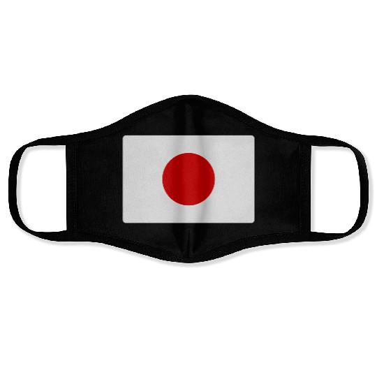 Japanese Flag Of Japan Face Masks
