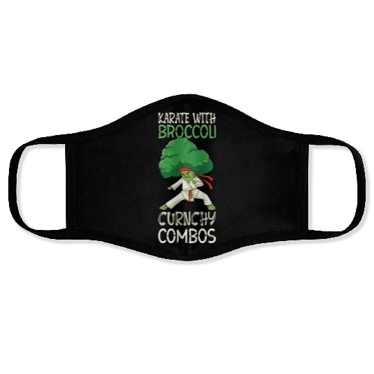 Broccoli Martial Arts Karate MMA Boxing Kicks Face Masks
