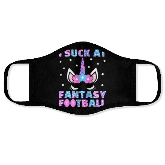 I Suck at Fantasy Football Loser Punishment Funny Face Masks