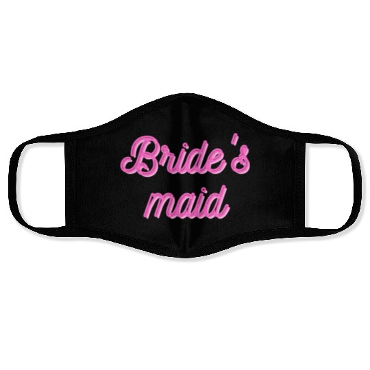 Bride's maid Face Masks