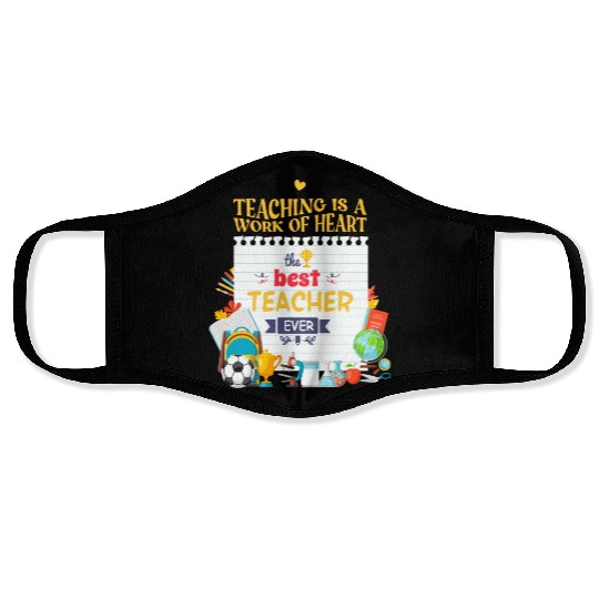 Best teacher ever Face Masks