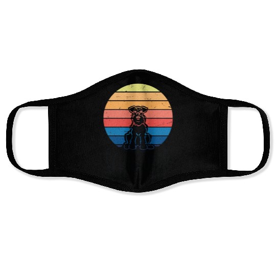 Schnauzer Love Face Masks