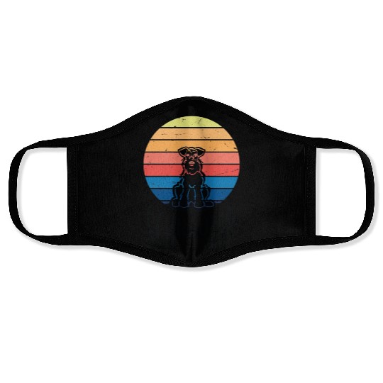 Schnauzer Love Face Masks