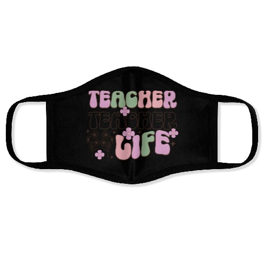 Teacher Life Face Masks