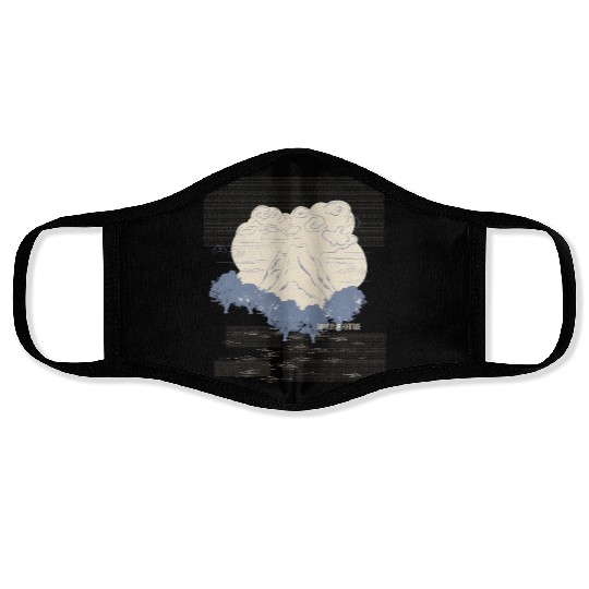 Ying And Yang Peace Of Mind Yoga Sayings Face Masks