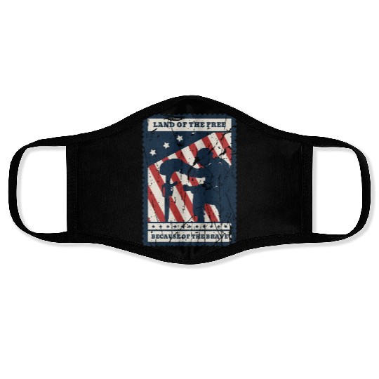 American Veteran | US Veteran | Military Veteran Face Masks