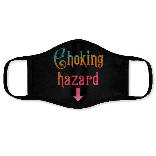 Choking hazard down arrow Face Masks