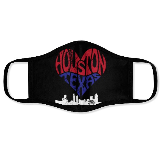 Houston Texas Pride Embrace the Spirit Face Masks