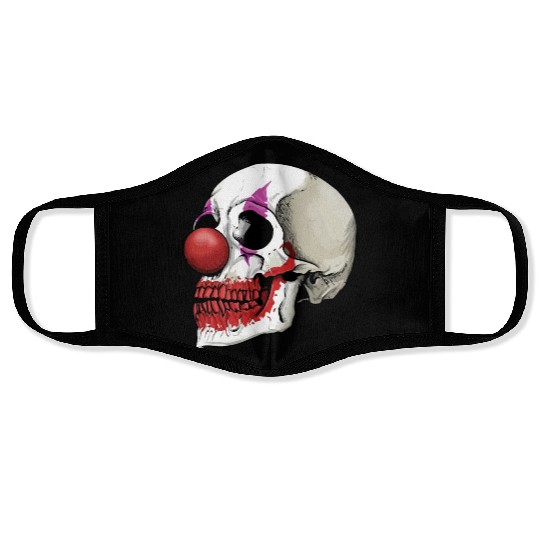 Laughing Clown Skull Fate Until Death Face Masks