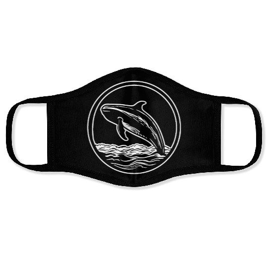 Whale Ocean Marine Face Masks