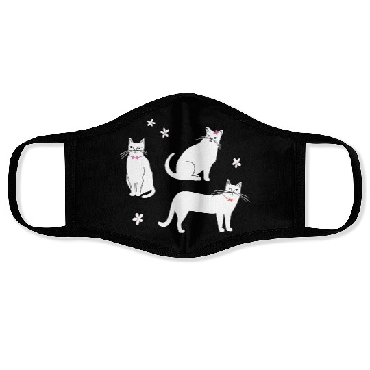 Spring Cats Face Masks