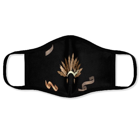 Columbus Day and Indigenous People Day Celebration Face Masks