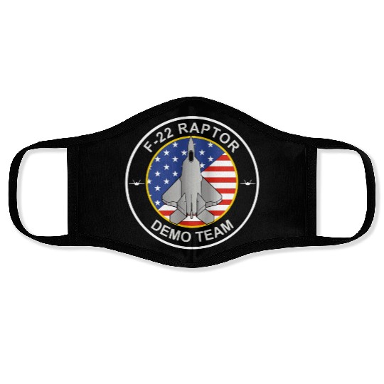 F 22 RaptorDemo Team Face Masks