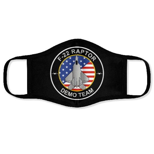 F 22 RaptorDemo Team Face Masks