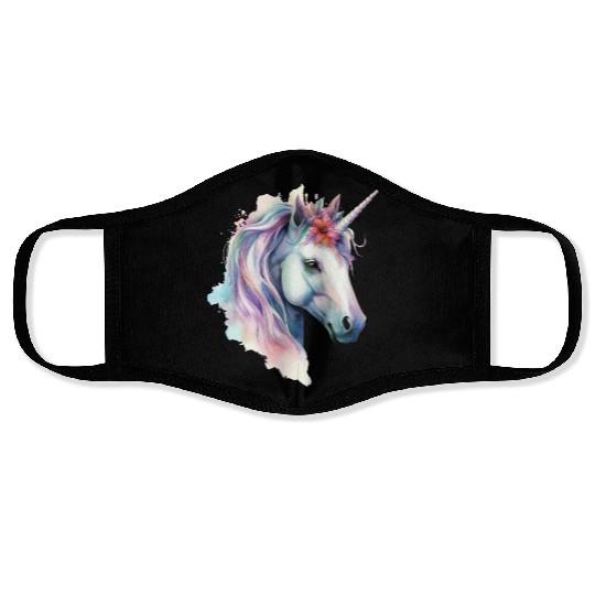 Unicorn Face Masks