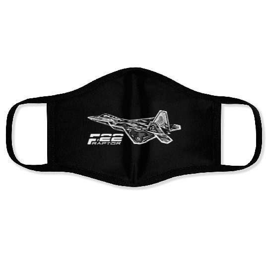 F 22 RAPTOR Face Masks