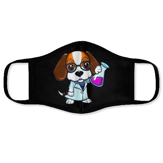 Beagle Puppy - Dexter Face Masks