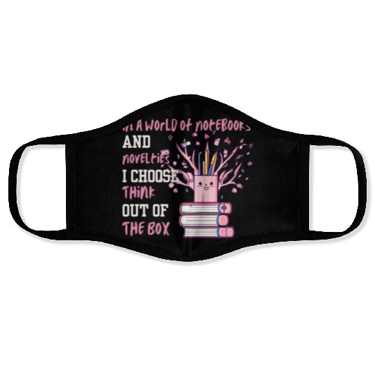 Back to school artsy Face Masks