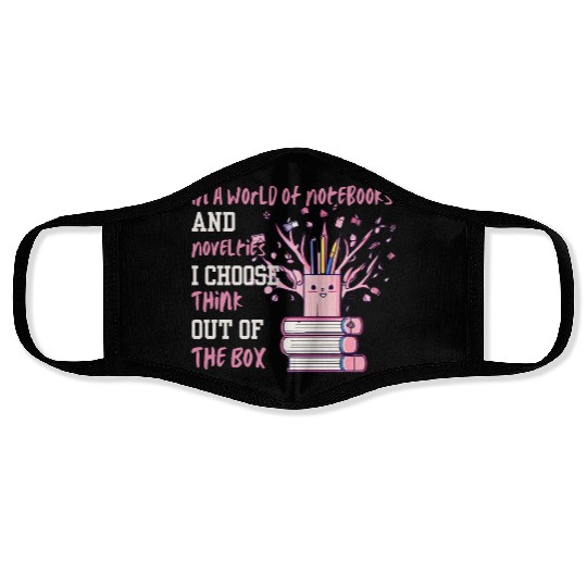 Back to school artsy Face Masks