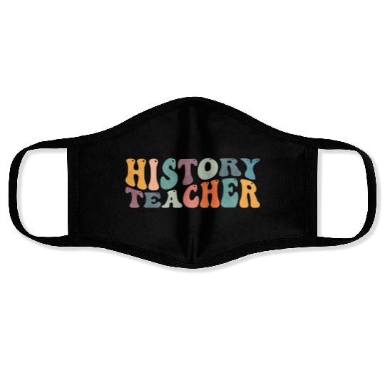 Groovy History Teacher Teaching Face Masks