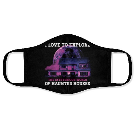 Horror Paranormal Haunted House Spooky Halloween Face Masks