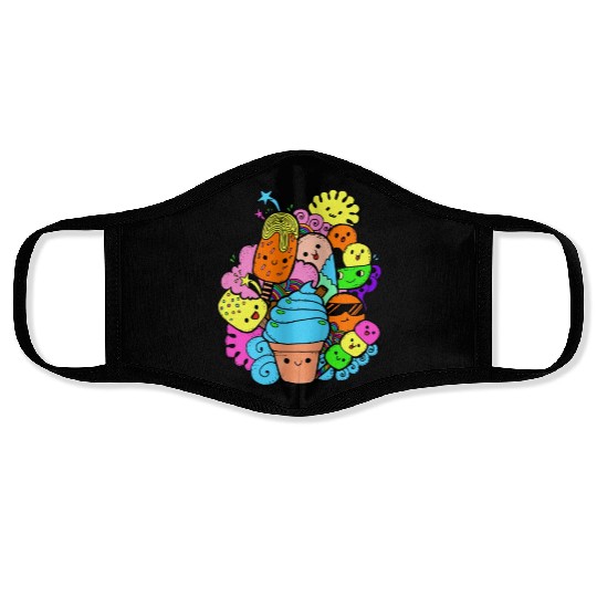 Multi Colorful Sweet Gang Face Masks