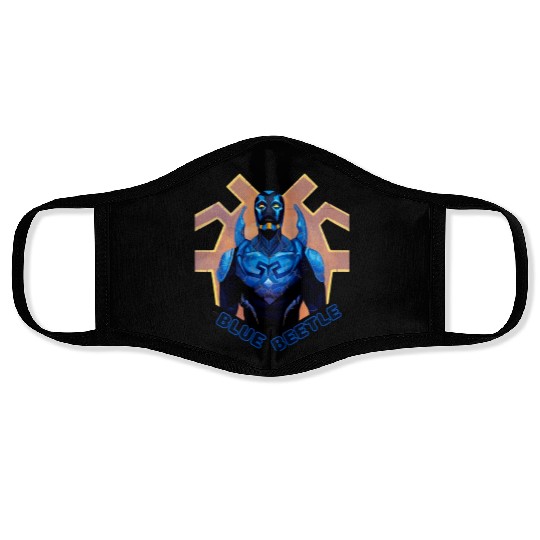 Blue Beetle Face Masks