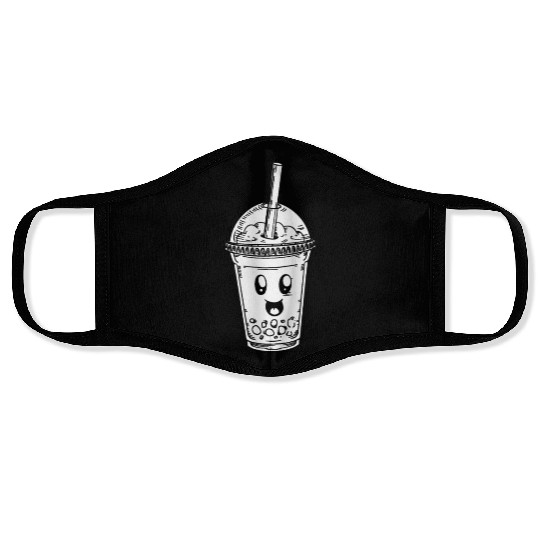 K Pop Bubble Tea Face Masks