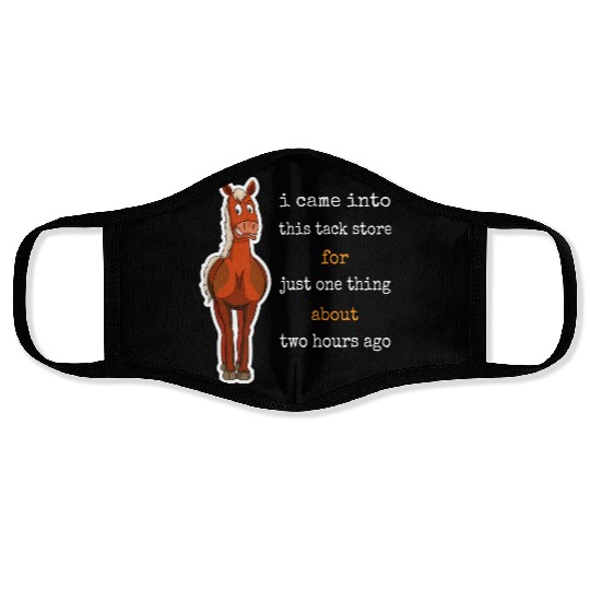 I CAME INTO THIS TACK STORE FOR JUST ONE THING TWO Face Masks