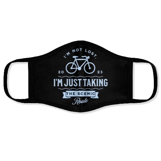 Scenic Route Cycling Face Masks