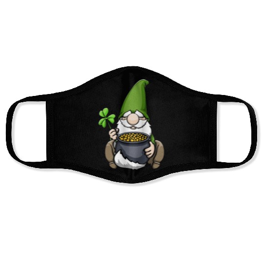 Pot of Gold Gnome Face Masks