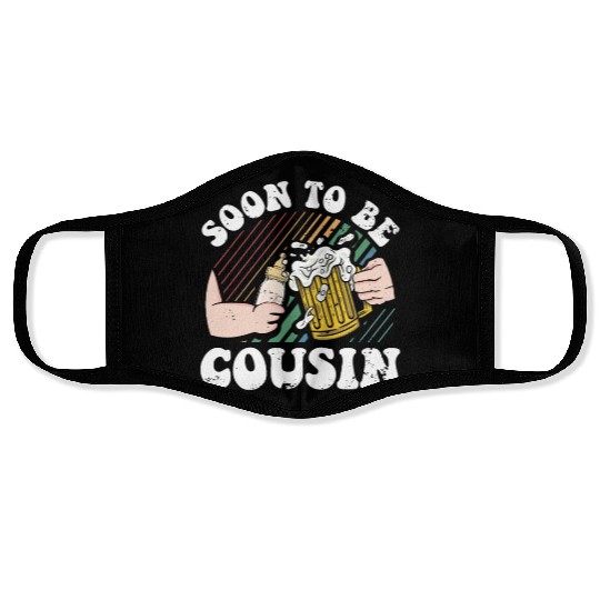 Soon To Be Cousin Again Baby Pregnancy Face Masks