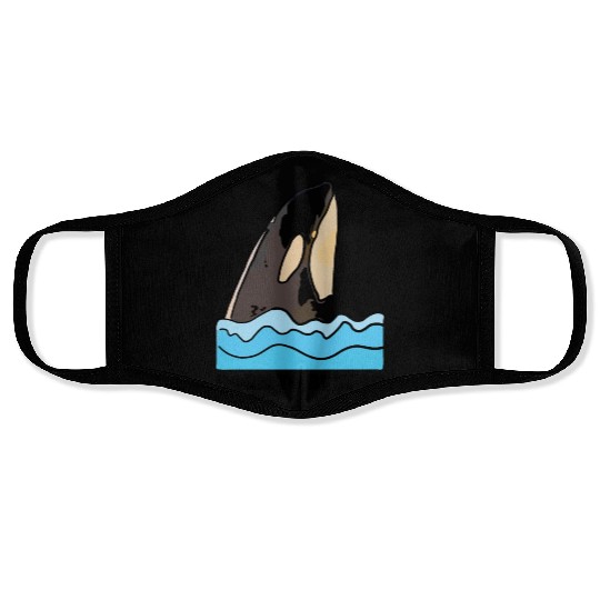 Born to Be Wild: Playful Orca Design Face Masks