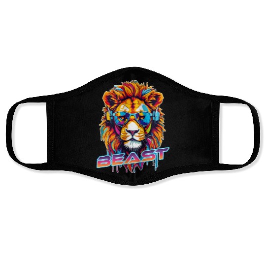 Beast Lion Face Masks
