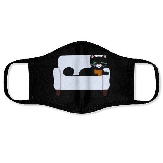 potato cat Face Masks