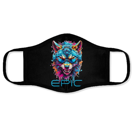 Epic Wolf Face Masks