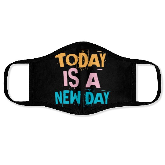 Today is a new day - Vintage Face Masks