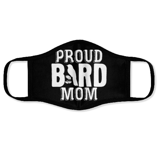 Bird Mom Birds Love Budgie Sparrow Heron Parrot Face Masks