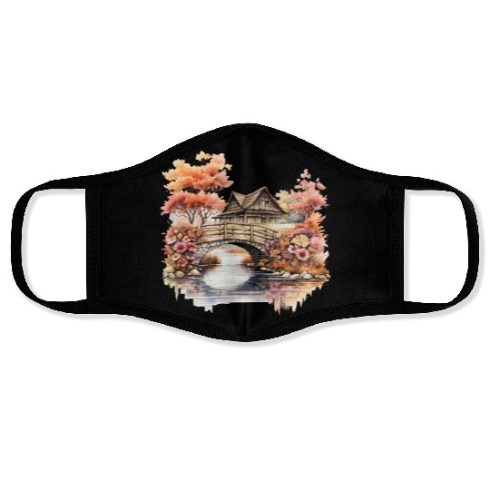 Wild Flowers Face Masks Design - Funny gift