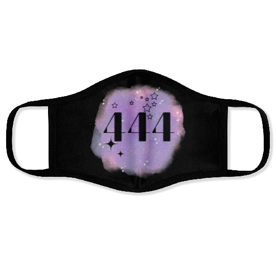 Angel Number 444 Numerology Purple Face Masks