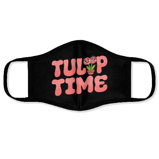 Tulip Gardening Cute Face Masks